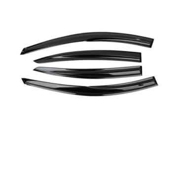 Imagem de GRJQRKHZ Defletor de janela lateral do carro para c&hevrolet Chevy Silverado 1500 2014-2018 Weathershied viseira de porta vento sol proteção chuva janela lateral defletores de vento