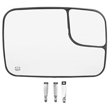 Imagem de 1 peça de vidro retrovisor de porta, vidro de espelho lateral aquecido para porta esquerda ou direita, vidro retrovisor de carro, vidro retrovisor lateral aquecido para Dodge RAM 1500 2500 3500
