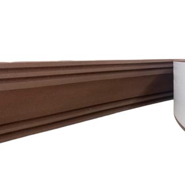 Imagem de Moldura Rodameio Eva Autocolante Flexível Terr 7cmx8mm Marrom - 15 Metros