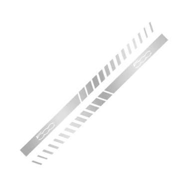 Imagem de Adesivos De Carro Fiat 500 Abaith Racing 2PCS Vinil Listras Laterais P