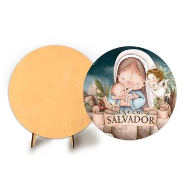 Imagem de Painel Sublimado Com Elastico 50cm Flores + Suporte MDF (NAT151)