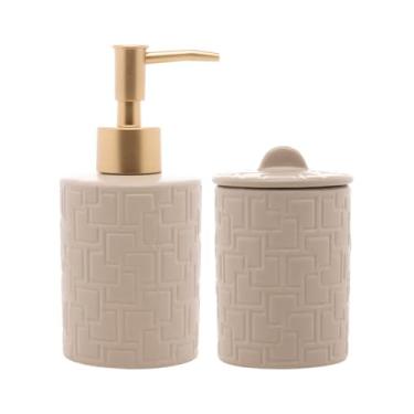 Imagem de WOLFF - Conjunto 2 Peças para Banheiro de Cerâmica Tetri Bege