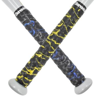 Imagem de Pacote com 2 fitas antiderrapantes para taco de beisebol softball, cabo de hóquei