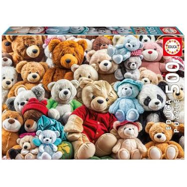 Imagem de Educa - Quebra-cabeça adulto de 500 peças | Ursos de pelúcia. Inclui cola para quebra-cabeça. Dimensões: 48 x 34 cm. A partir de 11 anos (20242)