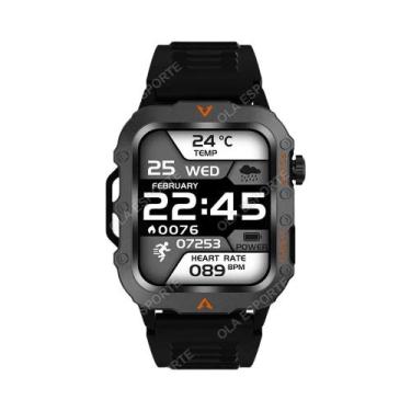 Imagem de Relógio Inteligente Militar Masculino 2025 IP67 3ATM Para Esportes Ao 