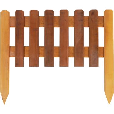 Imagem de Cerca de Madeira Para Jardim e Decoração 60 x 50 cm Bel