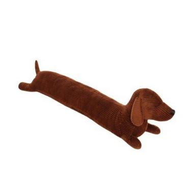 Imagem de Boneca de brinquedo de pelúcia Dachshund, comprida, 50 cm, fofa e macia, cachorrinho de pelúcia