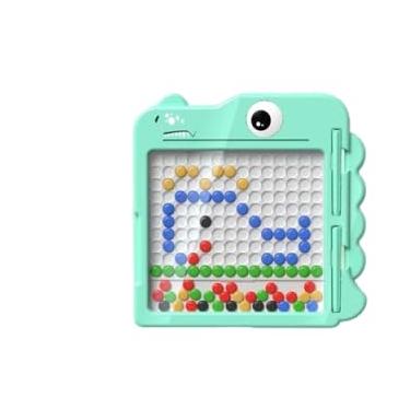 Imagem de Lousa Mágica Caneta Magnética Prancheta Infantil Educativo Cartelas de Desenho | APOLLO'S STORE (Dino P - Verde)