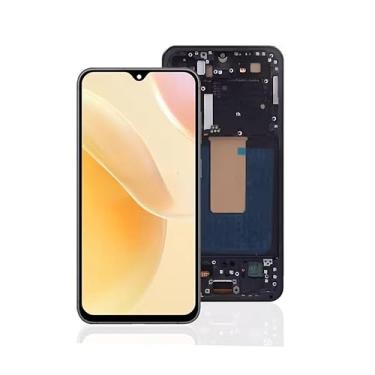 Imagem de AMOLED para Samsung Galaxy S23 SM-S911U SM-S911B SM-S911N SM-S9110 Montagem digitalizador de tela LCD sensível ao toque com moldura, substituição de painel de vidro frontal completo de 6,1 polegadas