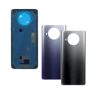 Imagem de SHOWGOOD Capa traseira com bateria traseira para Xiaomi Mi 10T Lite 5G, peças de reposição para Xiaomi 10T Lite M2007J17G (Sem lente - preta)