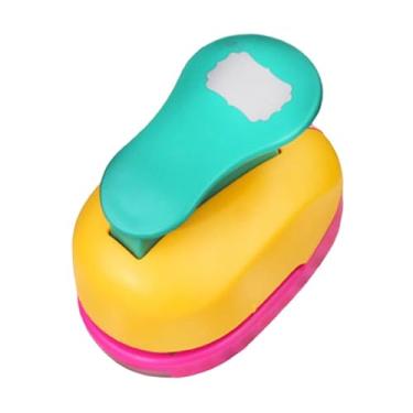 Imagem de Esquirla Carimbos de papel com furador, furador de papel escolar para casa, de para artesanato, de para cartões de felicitações e projetos de cartões, Forma Retangular