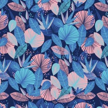 Imagem de Papel de Presente Bobina Couchê 60CM Flores Diversas 100M - Gessele