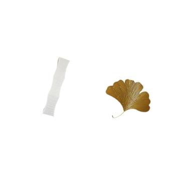 Imagem de Fenteer Abajur de Chão com Folhas de Ginkgo, Decoração Abstrata para Sala de Estar, Luminária de Chão com Cúpula, Escultura de Parede em Ferro Forjado para Ca