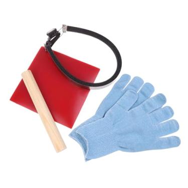 Imagem de Vaveren Kit de Cortador de Borracha para Raquete de Tênis de Mesa, Acessórios Portáteis com Luvas