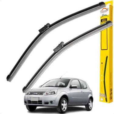 Imagem de Par Palhetas Limpador Parabrisa Ford Ka G2 2010 á 2013 - DYNA, Palheta