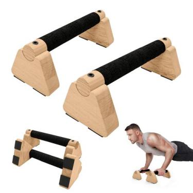 Imagem de Parallettes de madeira Rolitwils Bars Calistenics Push Up