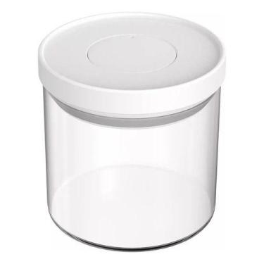 Imagem de Pote Mantimentos Hermético Vidro Fechamento Pressão 700ml - 3KAM, Bran