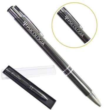 Imagem de Caneta Personalizada Coloridas Cursos Metal Profissional Psicologia - 