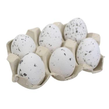 Imagem de Kit Enfeites Decorativo Bandeja De Ovos De Páscoa Isopor