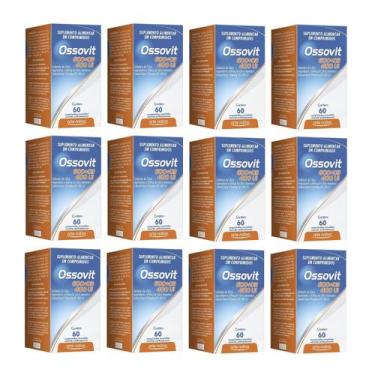 Imagem de Kit 12 Vitamina Cálcio+Vitamina D 60Cpr Ossovit Arte Nativa