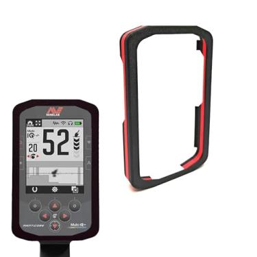 Imagem de Zorvayne Capa de controle para MINELAB Manticore capa protetora anticolisão à prova de choque durável com recortes precisos para acessórios de detector de metal com botão liga/desliga (preto +