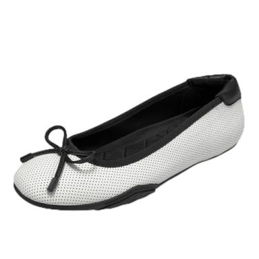 Imagem de Aerosoles Ônix feminino, Couro sintético Perf branco/preto, 37