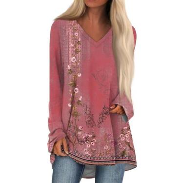 Imagem de Camisa COTECRAM Today 2024 de manga comprida com decote em V plus size