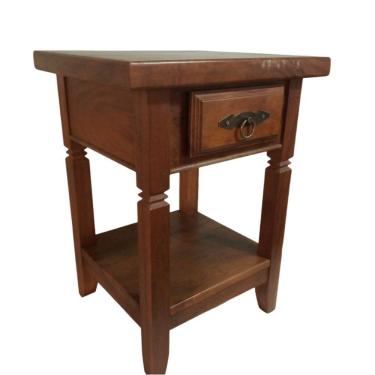 Imagem de Mesa De Cabeceira Em Madeira Maciça