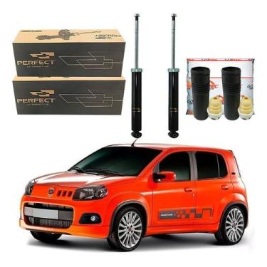 Imagem de Kit Amortecedor Traseiro Uno Sporting 1.4 2010 A 2016 - Perfect
