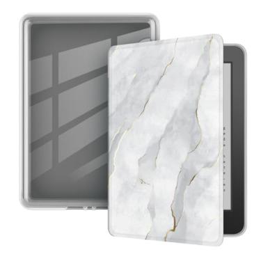 Imagem de Akacy Capa transparente e macia com padrão pintado para Kindle paperwhite de 15.2 cm 11 geração (2022/2024, modelos C2V2L3 e RS23CV). Capa traseira de borracha TPU (19)