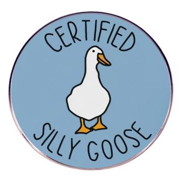 Imagem de Esmalte Silly Goose Funny Cartoon Goose com certificação Brooch