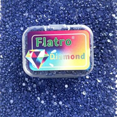 Imagem de Contas de arte de diamante, brocas redondas de resina de fundo plano para acessórios de pintura de diamantes, pedras de substituição para 5D DIY Dots Nails Diamond Painting Dot Craft, 4000 PCS (código