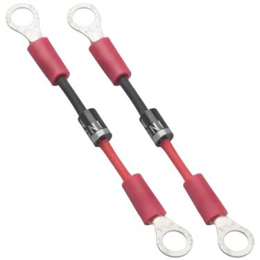 Imagem de BKIFU Pacote com 2 diodos solenóides de carrinho de golfe resistente de 3 Amp para bobina solenóide de 36/48 volts 400 Amp para carros de clube de alta amplificação, carrinhos de golfe elétricos