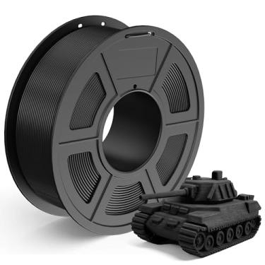 Imagem de Filamento de impressora 3D TECBEARS PLA 1,75 mm, preto, precisão dimensional +/- 0,02 mm, carretel de 1 kg, pacote com 1