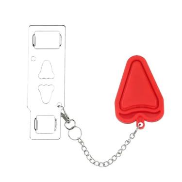 Imagem de Fechadura portátil de segurança doméstica (vermelha)