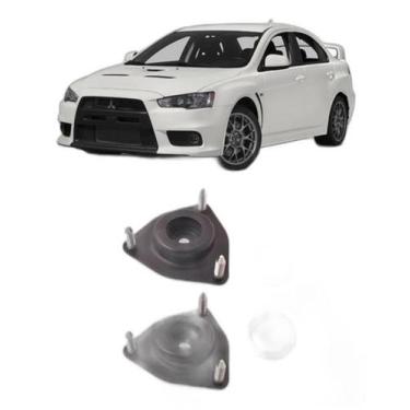 Imagem de Par Rolamento + Batente Dianteiro Lancer 2011 2012 2013 2014 - Qualyki