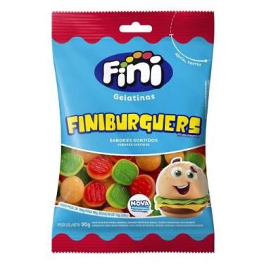 Imagem de Bala de Gelatina Finiburguers Fini 90g
