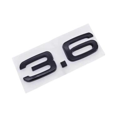 Imagem de Emblema Adesivo 3D ABS Para Porta-Malas De Carro Para Audi A3 A4 A5 A6