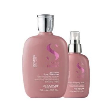 Imagem de Kit Alfaparf Milano Professional Semi Di Lino Moisture - Shampoo e Leave-in-Unissex