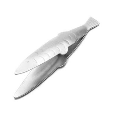Imagem de Pinça Culinária  Para Retirar Espinhas De Peixe Inox Fox Run