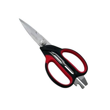 Imagem de Tesoura De Cozinha Preta E Vermelha - Mundial Colorido