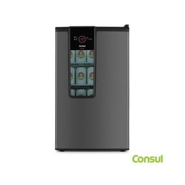 Imagem de Cervejeira Consul Titanium com 82 Litros Display na Porta e Controle de Temperatura - CZD12AT