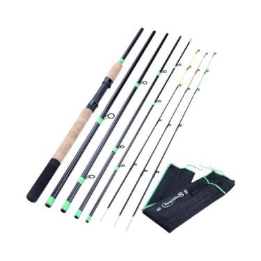 Imagem de Vara De Pesca Sougayilang De 6 Seções Em Fibra De Carbono Para Viagem,