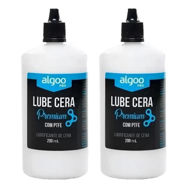 Imagem de Lubrificante Bike Algoo Lube Óleo Cera Corrente 200Ml 2 Unid