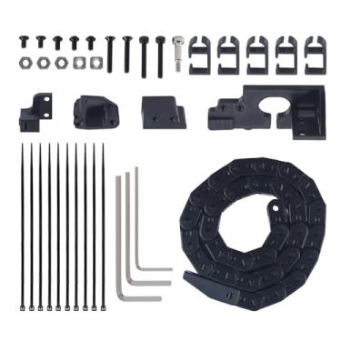 Imagem de Hyuduo Corrente de Arrasto para Impressora 3D, Transportador de Cabo de Material PC PETG Resistente para AD 5M 5M Pro, Com Fácil Instalação e Baixo Ruído para Proteção de Cabo