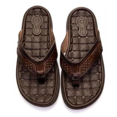 Imagem de Chinelo masculino dedo couro Amortech Pegada