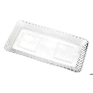 Imagem de Travessa prato bandeja de vidro argyle 25x13cm 17976 r.00841 - CASA TE