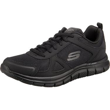 Imagem de Skechers Tênis esportivo masculino, Preto, branco, 10.5 Wide