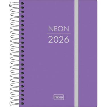 Imagem de Agenda Espiral 11,7 x 16,4 cm Neon M4 2026 Tilibra 3939