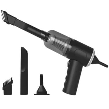 Imagem de Aspirador de Pó 3 em 1 Portátil, Mini Aspirador Recarregável USB para Casa e Carro, Sem Fio com Função Soprador!